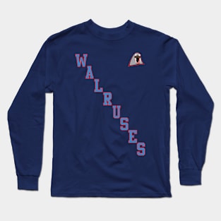 Fighting Walruses "Old-School Uni" Look Long Sleeve T-Shirt